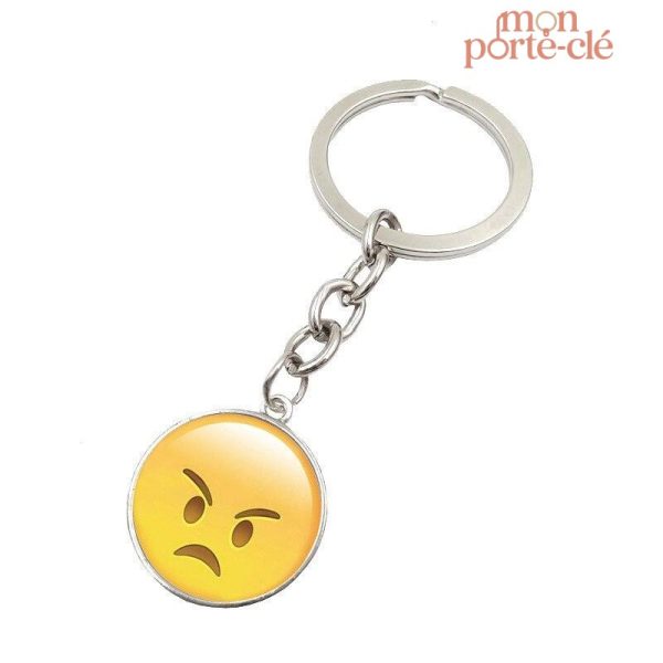 Porte-Clé Original pour Passionnés d'Émojis