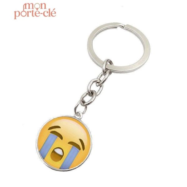 Porte-Clé Amusant avec Émojis