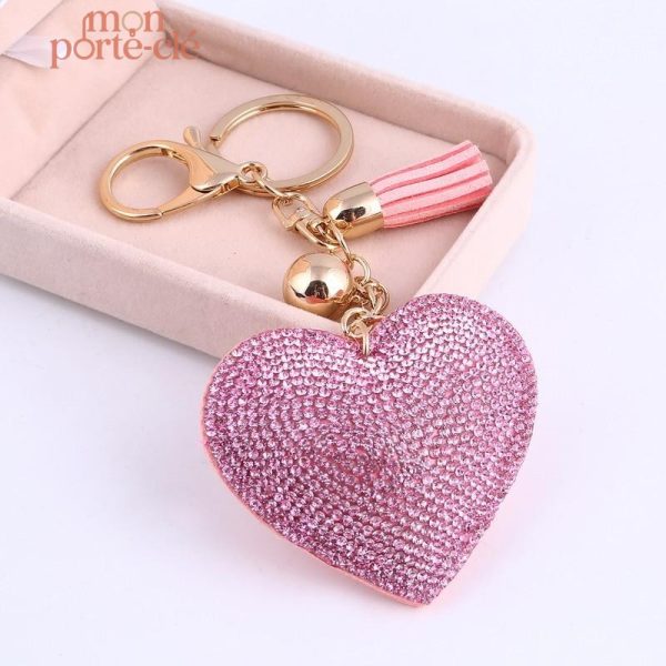 Porte-Clé design cœur chic