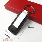 Porte-clé en cuir avec logo pour marketing