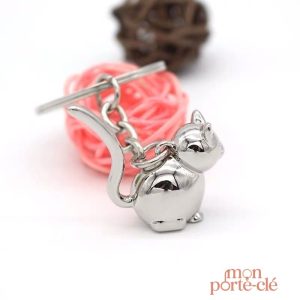 Porte-clé chat coloré pour les amoureux des félins