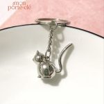 Porte-clé animalier chat décoratif