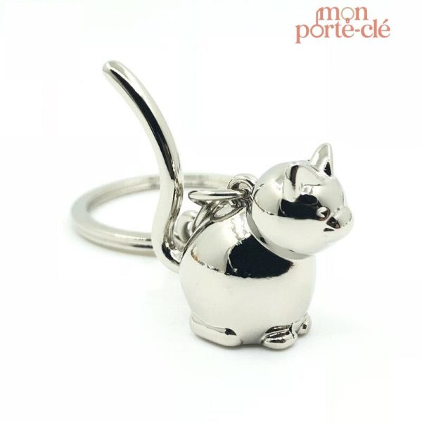 Porte-clé original en forme de chat pour collectionneurs