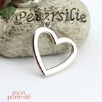 Porte-clé cœur design, ajout d'une touche tendre à vos clés