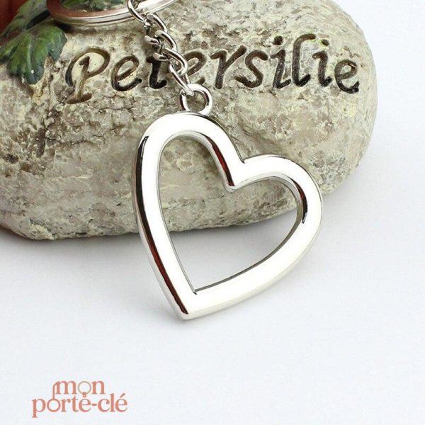 Porte-clé cœur design, ajout d'une touche tendre à vos clés