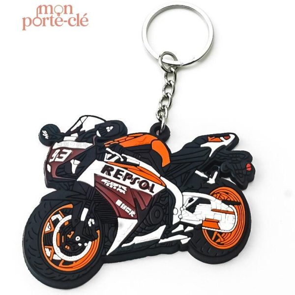 Porte-clé moto CBR Repsol, accessoire pour passionnés de moto