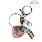 Accessoire de clés en forme de cœur