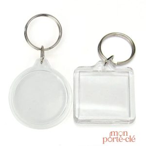 Porte-clé en plastique publicitaire
