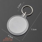 Objet publicitaire : porte-clé en plastique