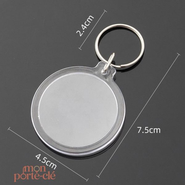 Objet publicitaire : porte-clé en plastique