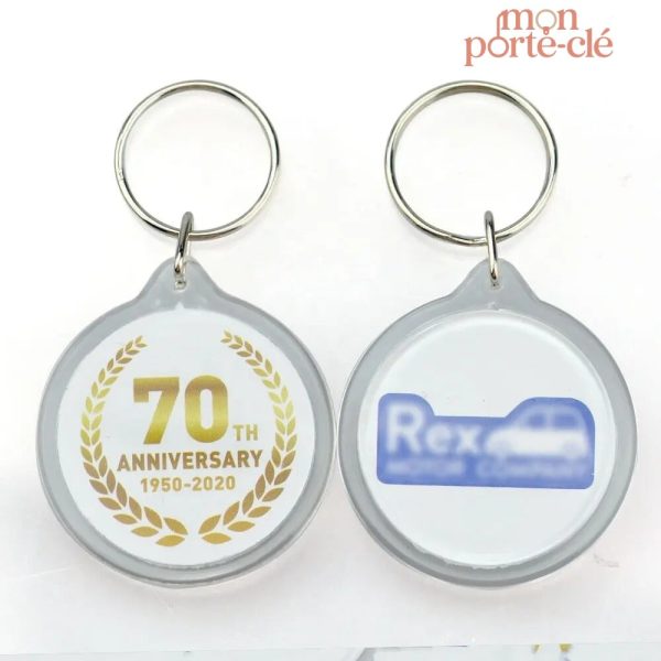 Porte-clé professionnel en matière synthétique