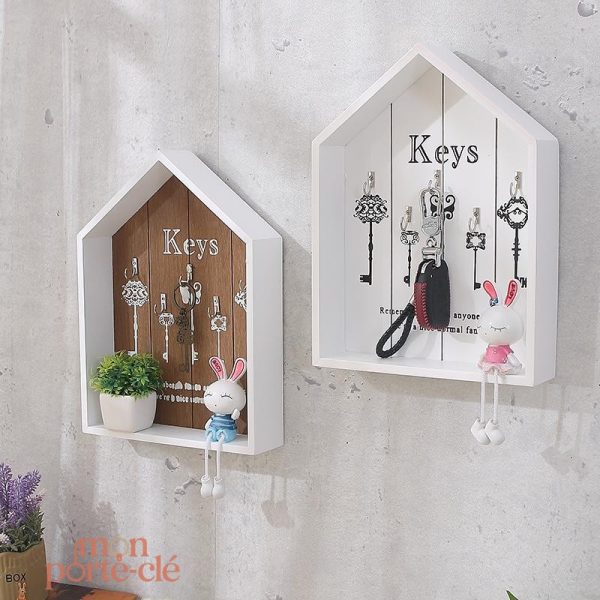 Porte-Clé mural fonctionnel pour un hall d'entrée