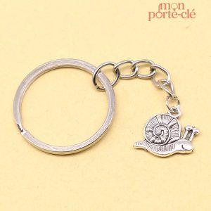 Porte-clé escargot mignon en forme d'animal