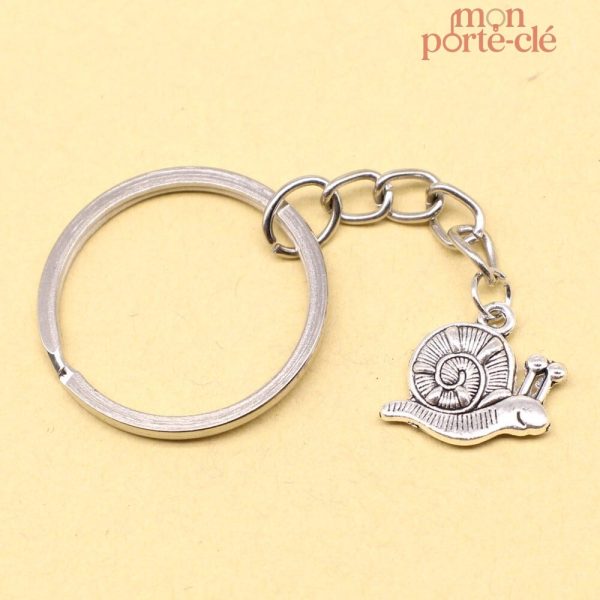 Porte-clé escargot mignon en forme d'animal