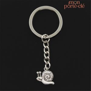 Accessoire porte-clé escargot, parfait pour un cadeau amusant