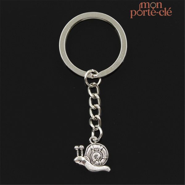 Accessoire porte-clé escargot, parfait pour un cadeau amusant