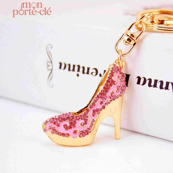 Accessoire original : porte-clé escarpin coloré