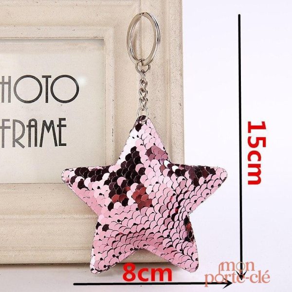 Porte-clé étoile, accessoire pratique et fun