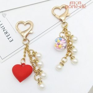 Porte-clé fantaisie pour femme élégant et tendance