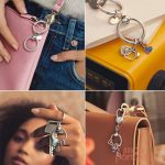 Porte-Clé Femme Chic en cuir synthétique