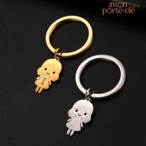 Porte-clé personnalisé pour femme