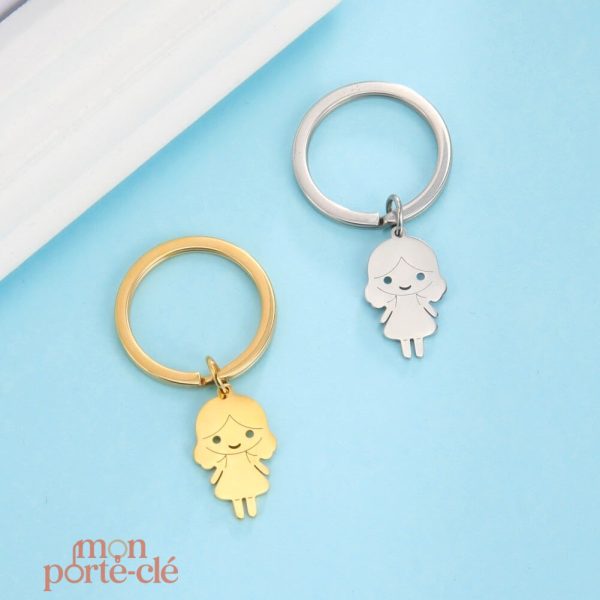 Porte-clé élégant pour femmes, design personnalisé