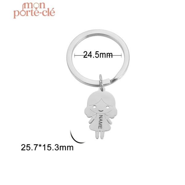 Accessoire de mode : porte-clé femme sur mesure