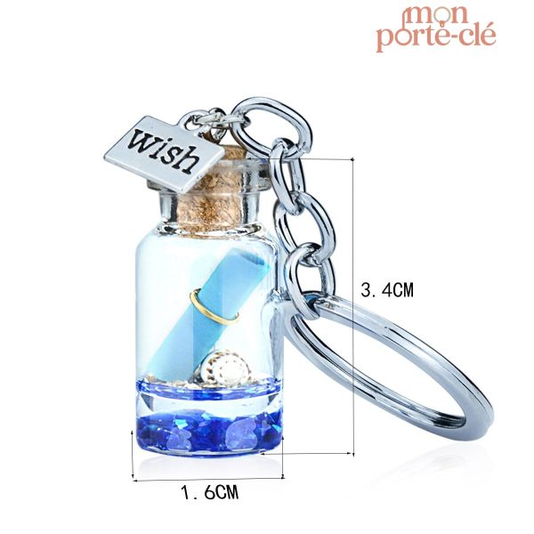 Porte-Clé original en verre à emporter partout