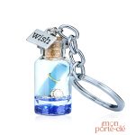 Porte-Clé Fiole avec liquide coloré