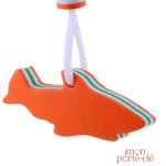 Porte-clé flottant avec motif inspiré de la mer