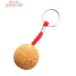 Accessoire pratique et léger, porte-clé flottant en liège