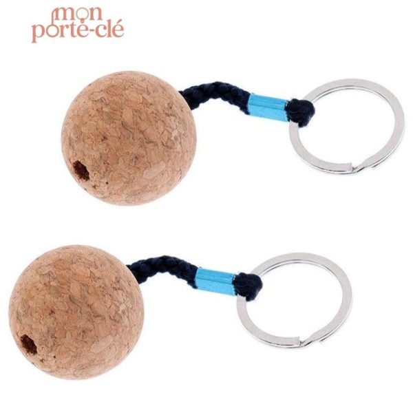 Porte-clé flottant en liège, design original et pratique