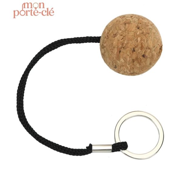 Porte-clé en liège, flottant pour une utilisation en milieu aquatique
