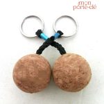 Porte-clé léger en liège, fonctionnel et écologique