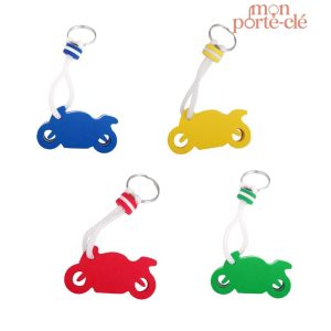 Porte-Clé Flottant Moto