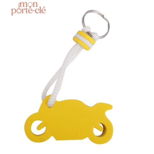 Porte-Clé Flottant pour passionnés de moto