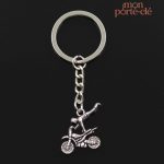 Porte-clé moto FMX Superman en métal design unique