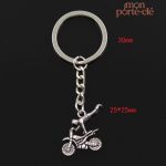 Porte-clé moto personnalisé FMX Superman, essentiel pour motards