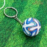 Porte-clé Foot en forme de ballon de football