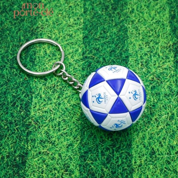 Porte-clé avec motif de ballon de foot