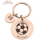 Accessoire football personnalisé pour clés