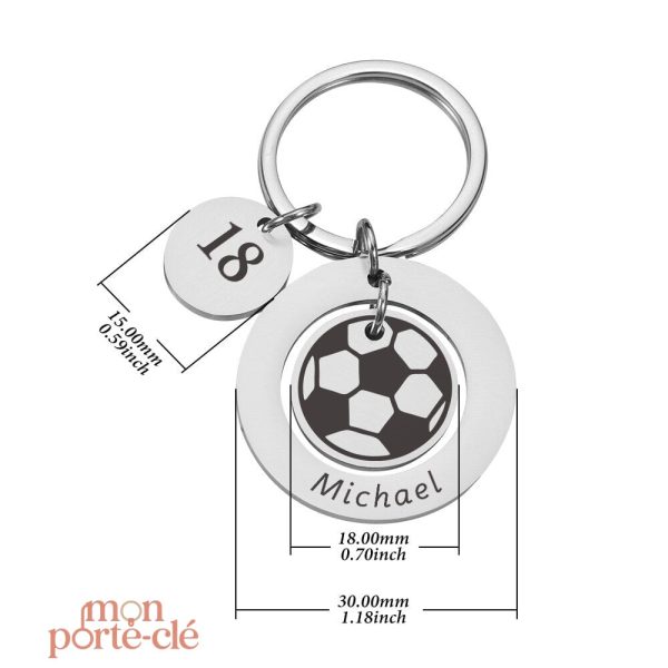 Porte-clé unique pour les amoureux du sport