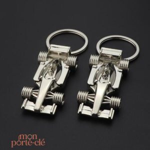 Porte-Clé Voiture inspiré par la Formule 1, style sportif