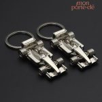 Porte-Clé de voiture au thème de la Formule 1, accessoire tendance
