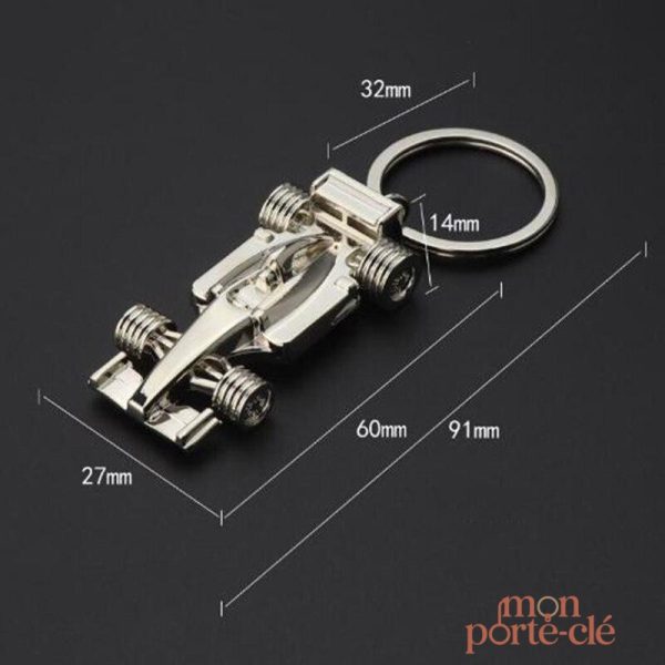 Porte-Clé automobile Formule 1, idéal pour les passionnés de course