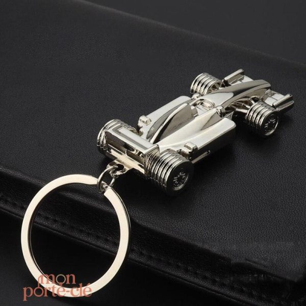 Porte-Clé voiture au design Formule 1, ajout stylé pour vos clés