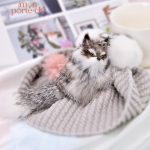 Porte-Clé en fourrure style renard