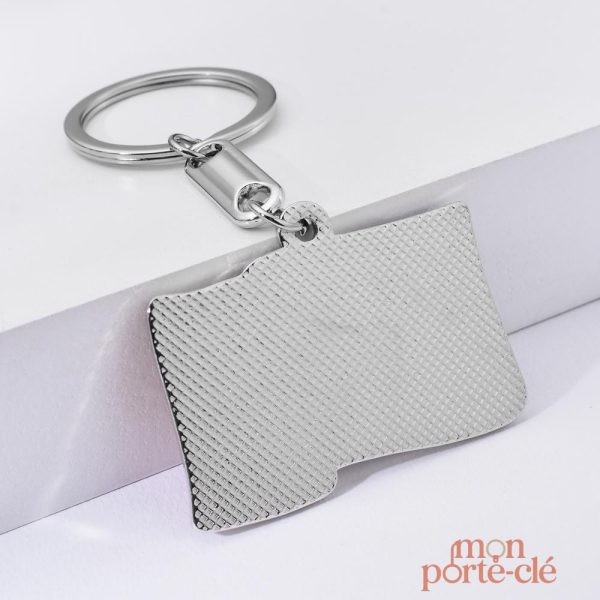 Porte-clé créatif inspiré du drapeau français