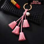 Porte-clé avec franges tendance