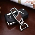 Porte-clé en cuir au design contemporain